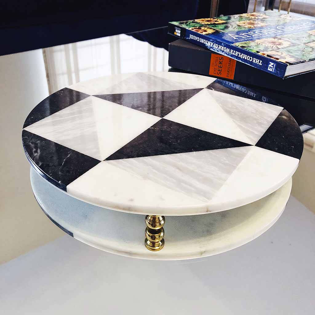 Fera Platter, snack platter tray, serving platter organizer, serving platter set​, cake stand topper, luxury serveware, serving platters