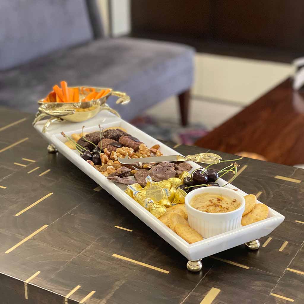 Nepa Platter, snack platter tray, serving platter organizer, serving platter set​, luxury serveware, serving platters