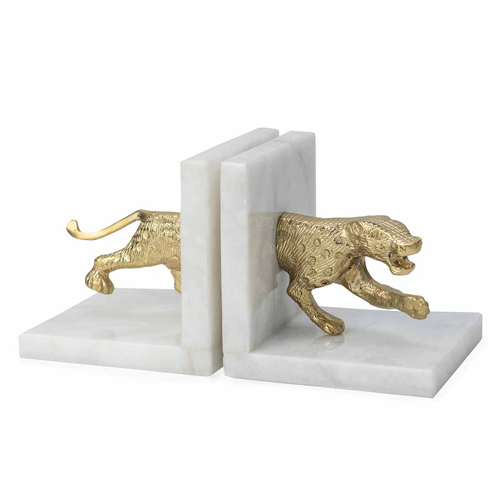 Panthera Bookends , Bookends Pakistan , brass bookends, Decorative Bookend in Pakistan , Home Décor Items