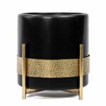Pax Floor Planter , Fiberglass Planter , indoor planter , planter pot, round floor planter, brass planter , cheap floor planters, modern floor planter , big planters