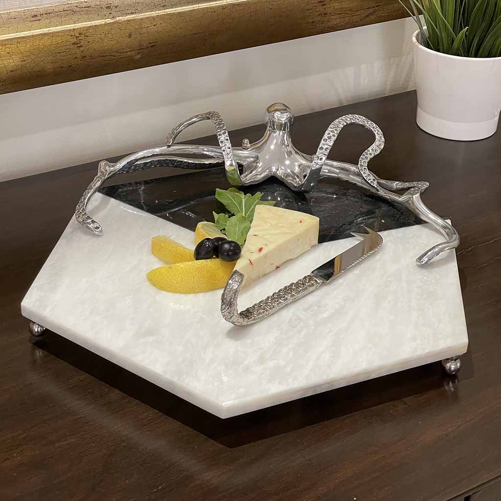Octopus Platter, snack platter tray, serving platter organizer, serving platter set​, luxury serveware, serving platters