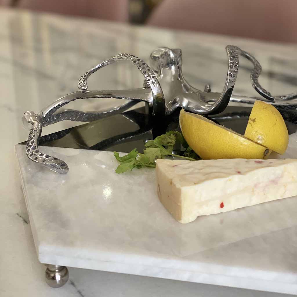 Octopus Platter, snack platter tray, serving platter organizer, serving platter set​, luxury serveware, serving platters