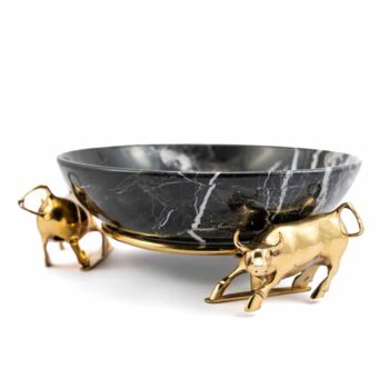 Taurus Bowl Centerpiece , Decorative Serving Bowls, Modern Decorative Bowl, Home Decor