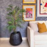 Linea Floor Planter Black – Modern Floor Planter