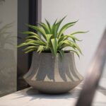 Aero Planter Medium Wide Black – Studio