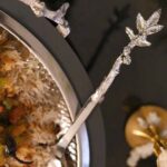 Flora Serving Spoon Set 5pcs – Elegant Flatware in Pakistan